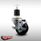 Service Caster 3'' SS Soft Rubber Swivel 1-7/8'' Expanding Stem Caster with Brake SCC-SSEX20S314-SRS-TLB-178 - alternate 4